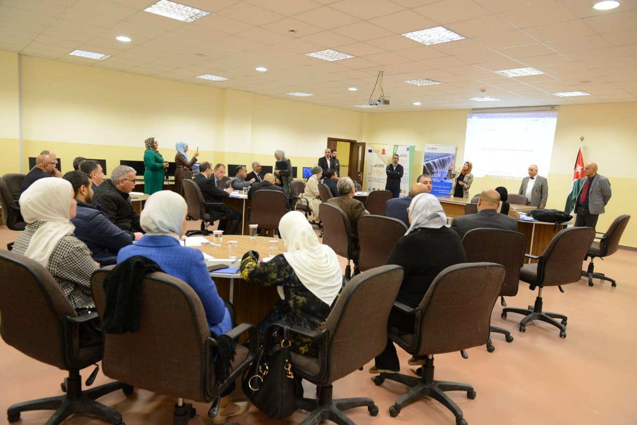 ورشة عمل لتنفيذ برنامج تعاون أكاديمي بين الطفيلة التقنية والمياه