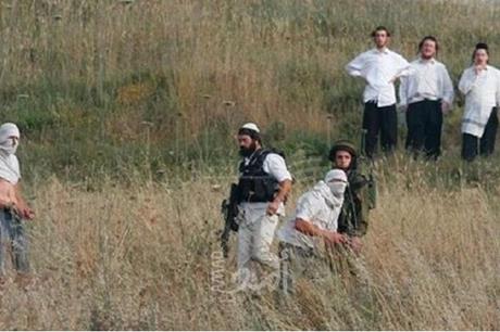 مستوطنون يحتجزون ثلاثة فلسطينيين شرق نابلس