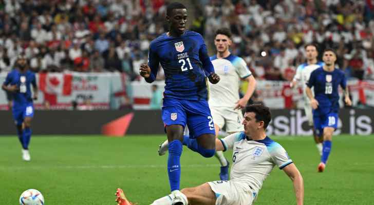 تعادل المنتخب الإنجليزي مع الأمريكي في #مونديال_قطر