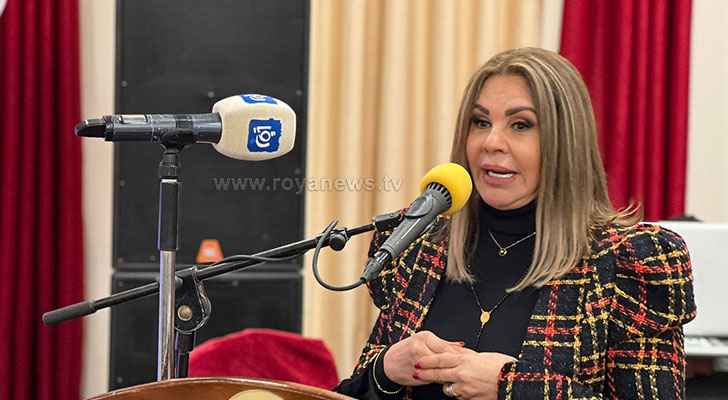 الفنانة السورية سلمى المصري في إربد