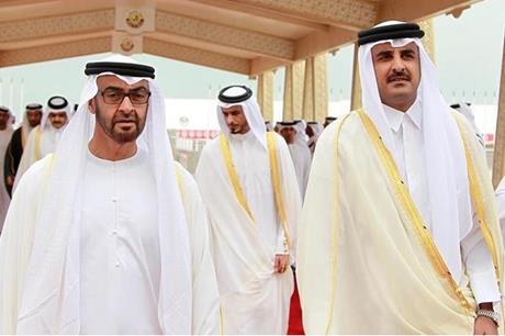 بن زايد يزور قطر