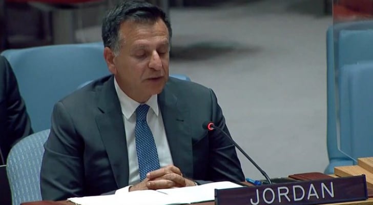 كلمة مندوب الأردن بجلسة مجلس الأمن الخاصة بالانتهاكات الإسرائيلية للحرم القدسي