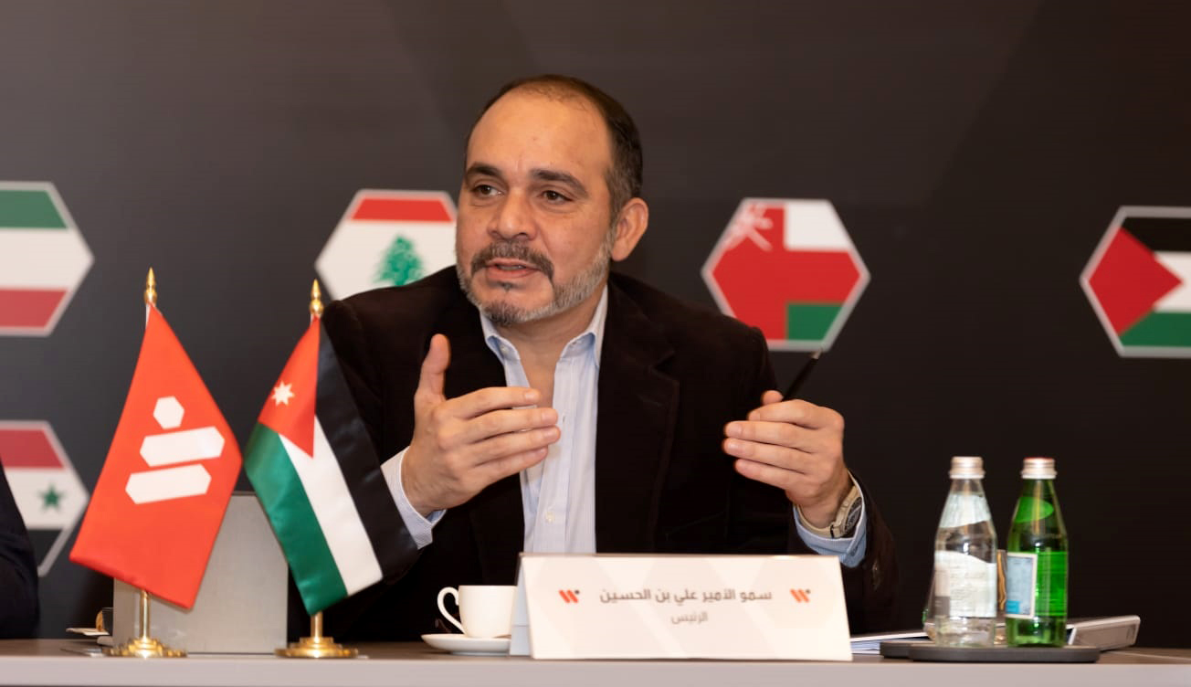 الأمير علي يشيد بجهود تنفيذية اتحاد غرب آسيا لكرة القدم 