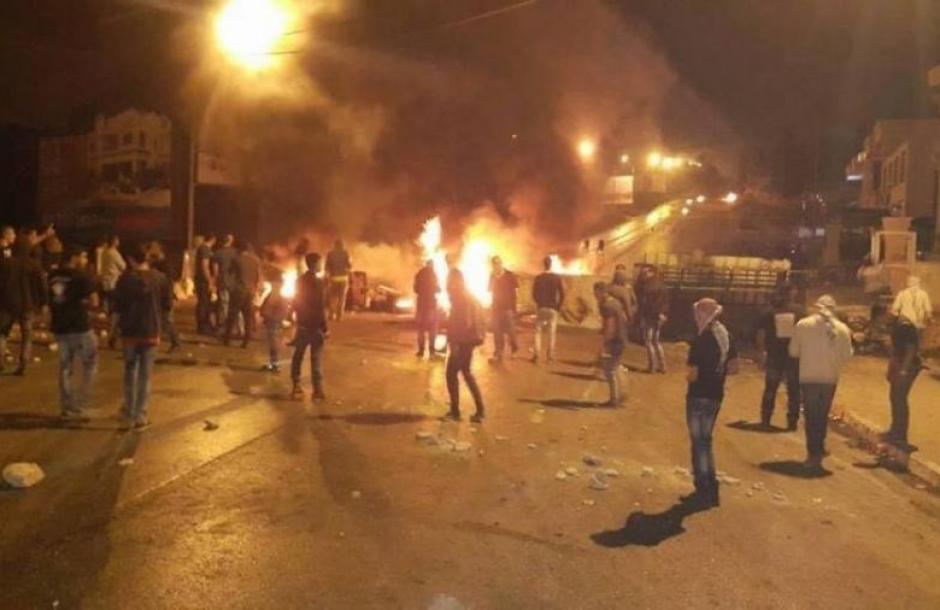 اشتباكات بين الفلسطينيين وقوات الاحتلال بمخيم شعفاط شمال القدس