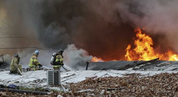 إجلاء ٥٠٠ شخص بسبب حريق بكوريا الجنوبية