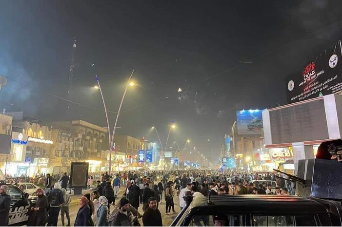العراق: 150 إصابة خلال الاحتفال بليلة رأس السنة في بغداد