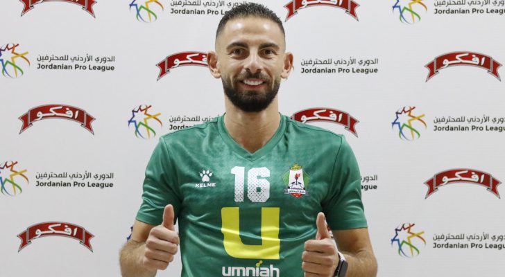 فراس شلباية يلتحق بتدريبات فريق بلاطة الفلسطيني الإثنين