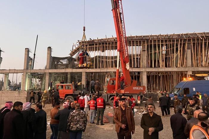 قتلى وجرحى بانهيار مبنى شمال العراق