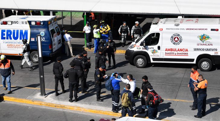 قتيل و١٦ جريحا باصطدام قطاري مترو في مكسيكو