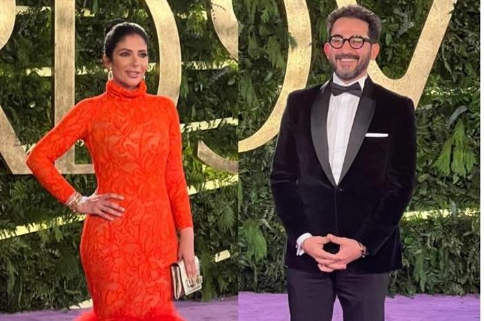 مفاجأة لمنى زكي وأحمد حلمي في حفل Joy Awards