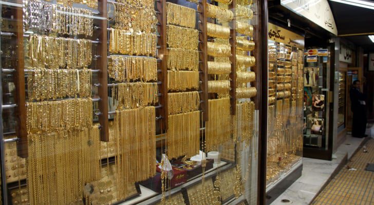 أسعار الذهب في الأردن الخميس