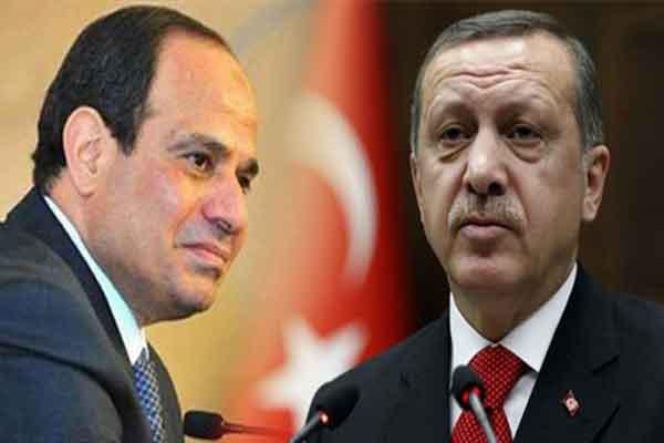 السيسي يجري اتصالا هاتفيا مع أردوغان
