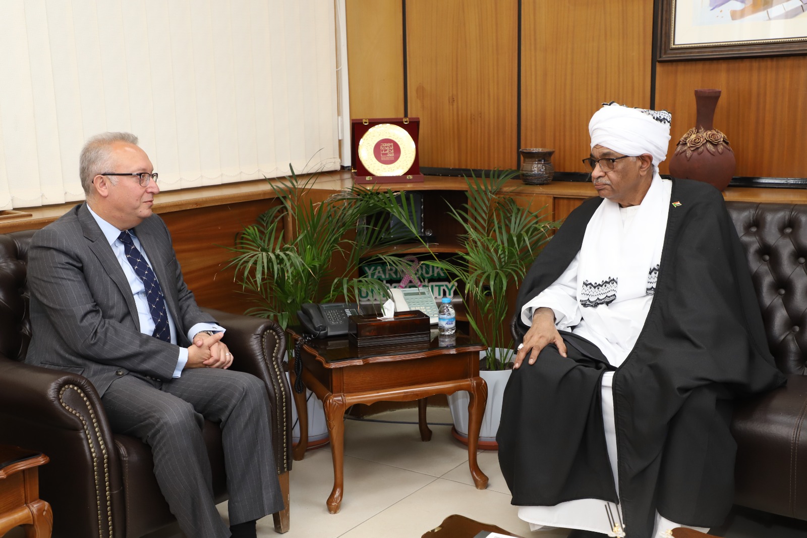 اليرموك تبحث التعاون مع السودان وجامعة بون راين سيغ الألمانية