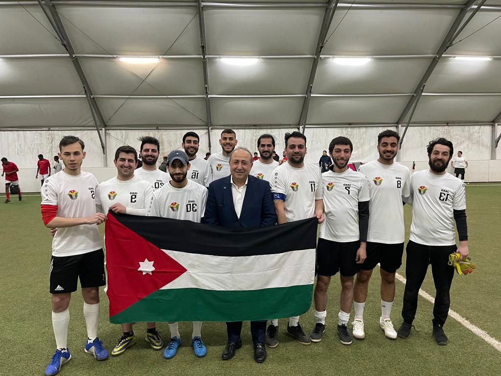 نفاع يرعى مباراة الاردن وتونس في هنغاريا