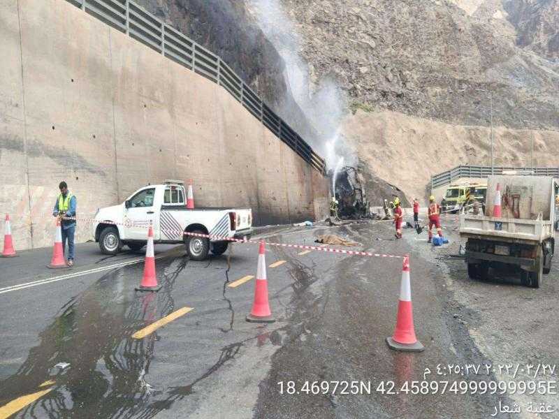 السعودية:  حادث سير مروع شمال عسير