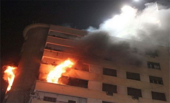 وفاة و ٥ إصابات بحريق شقة في أبو نصير