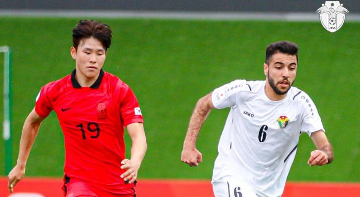 خسارة منتخب الشباب من كوريا الجنوبية في كأس آسيا