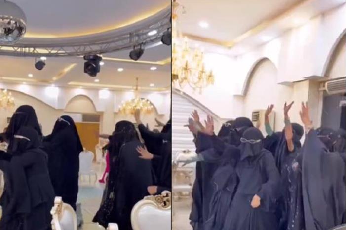 شاهدوا ... سيدة تقتحم حفل زفاف زوجها على عروس أخرى في دولة عربية