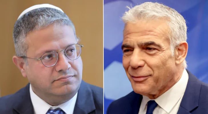 لابيد يهاجم مهرج التيك توك بن غفير