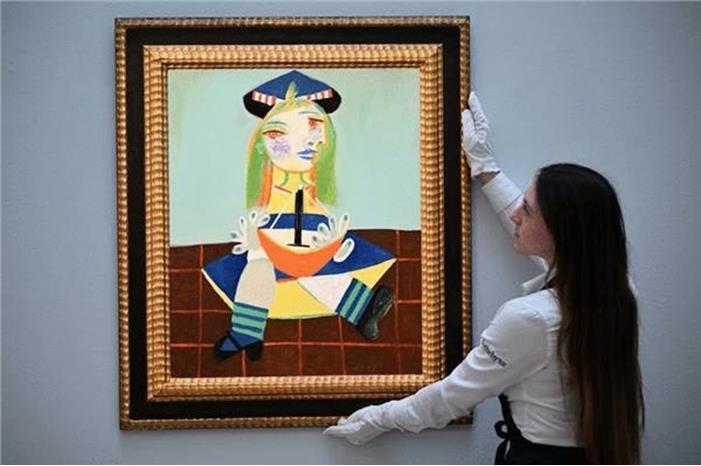 لوحة مايا أبنة بيكاسو بـ 21 مليون دولارفي لندن