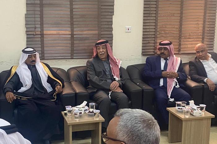 مندوبا عن الملك رئيس الديوان الملكي يعزي عشيرة المراغية "الحجايا "