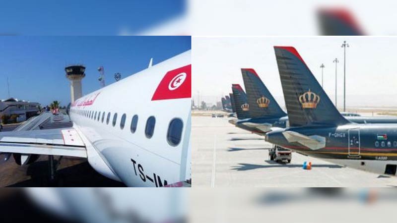بحث أوجه التعاون بين الملكية الأردنية وشركة الخطوط الجوية التونسية بحث أوجه التعاون بين الملكية الأردنية وشركة الخطوط الجوية التونسية