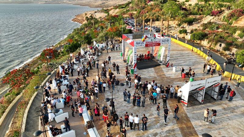 بالصور ... انطلاق رالي الأردن الجولة الثالثة من بطولة الشرق الأوسط من البحر الميت