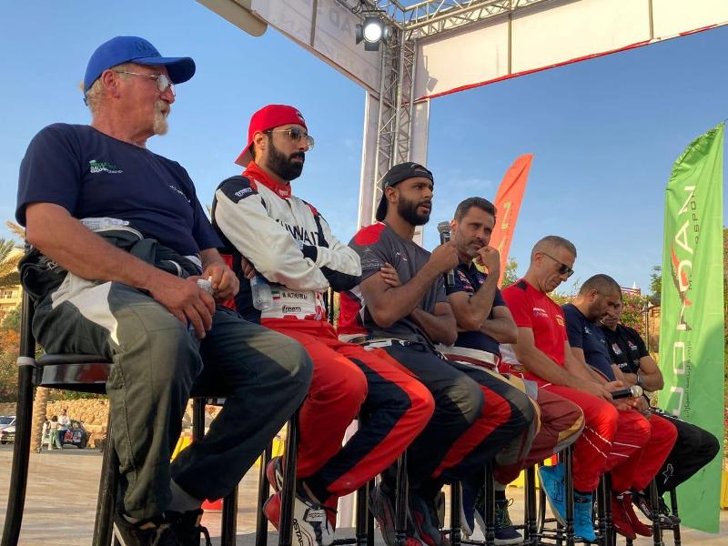 بالصور ... انطلاق رالي الأردن الجولة الثالثة من بطولة الشرق الأوسط من البحر الميت