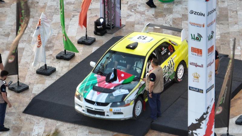 بالصور ... انطلاق رالي الأردن الجولة الثالثة من بطولة الشرق الأوسط من البحر الميت