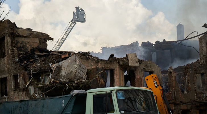 انفجارات متتالية في كييف و تفعيل صفارات الإنذار