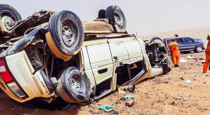 وفاة أردنيين بحادث سير في السعودية