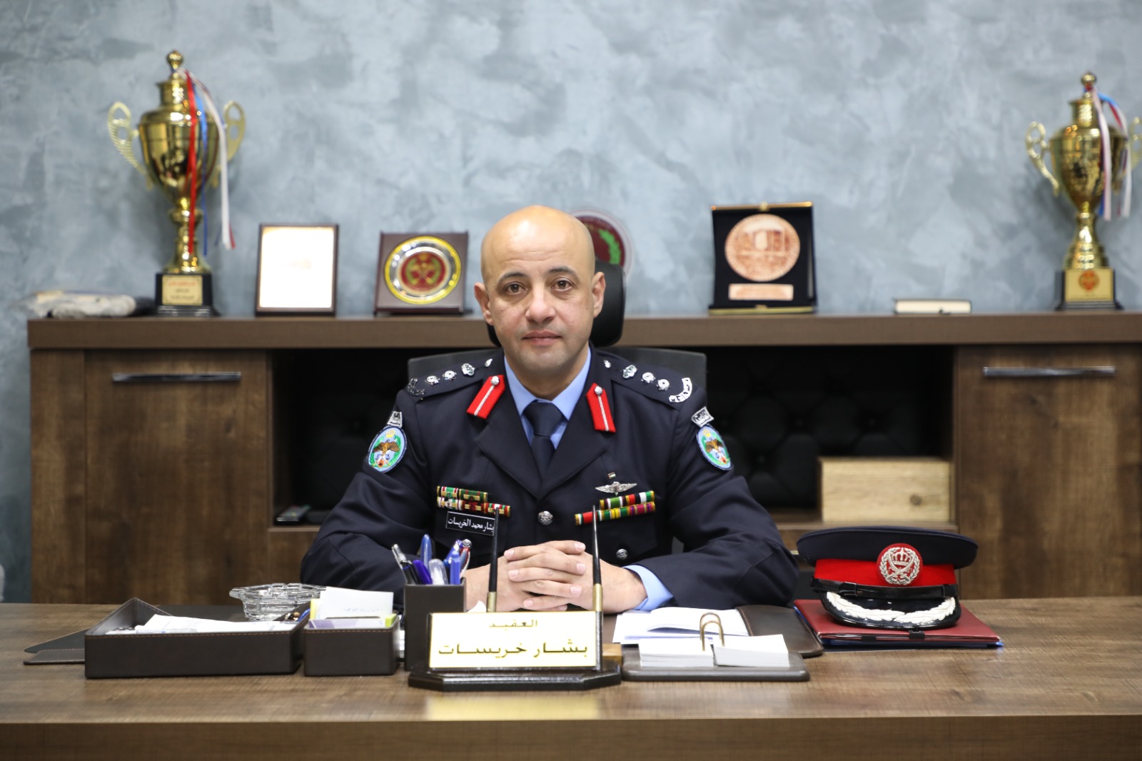 العقيد بشار خريسات. مبارك الترفيع