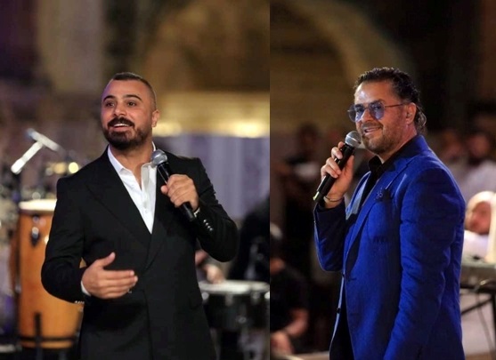 على أنغام زفة "الحسين ورجوة" بدأ الفنان علامة حفله بمهرجان جرش والسلمان على أنغام " احنا اردنية "