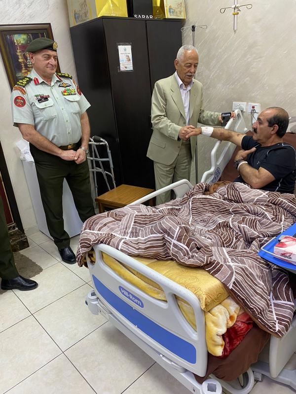 العيسوي يطمئن على الباشا محمد السبايلة