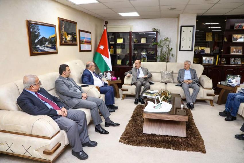 بحث سبل التعاون بين الجامعة الهاشمية ومركز دراسات القدس