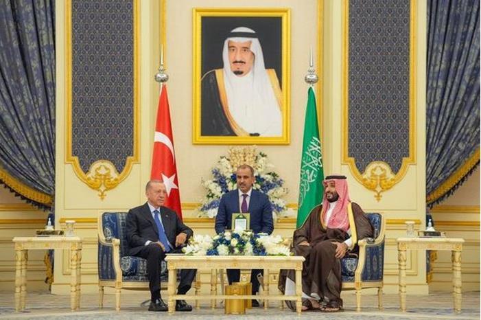 بيان في ختام زيارة أردوغان للسعودية