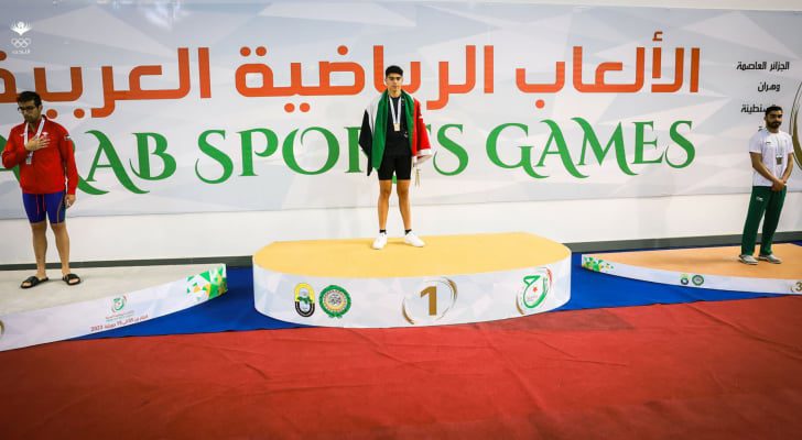 الأردن يحصد ٨ ميداليات في دورة الألعاب العربية بالجزائر