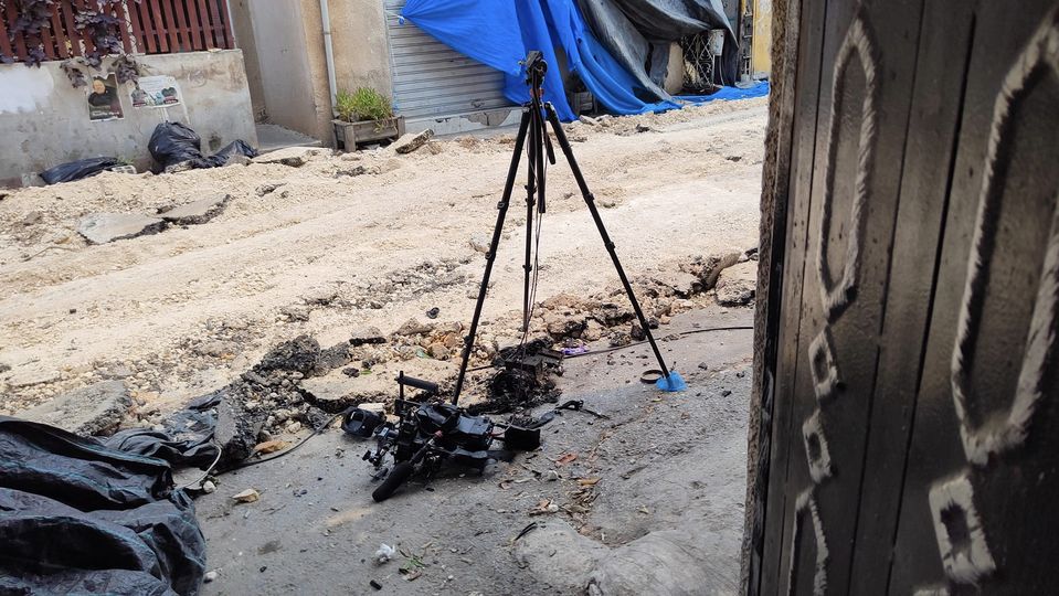الاحتلال يستهدف الطواقم الصحفية خلال العدوان على جنين 