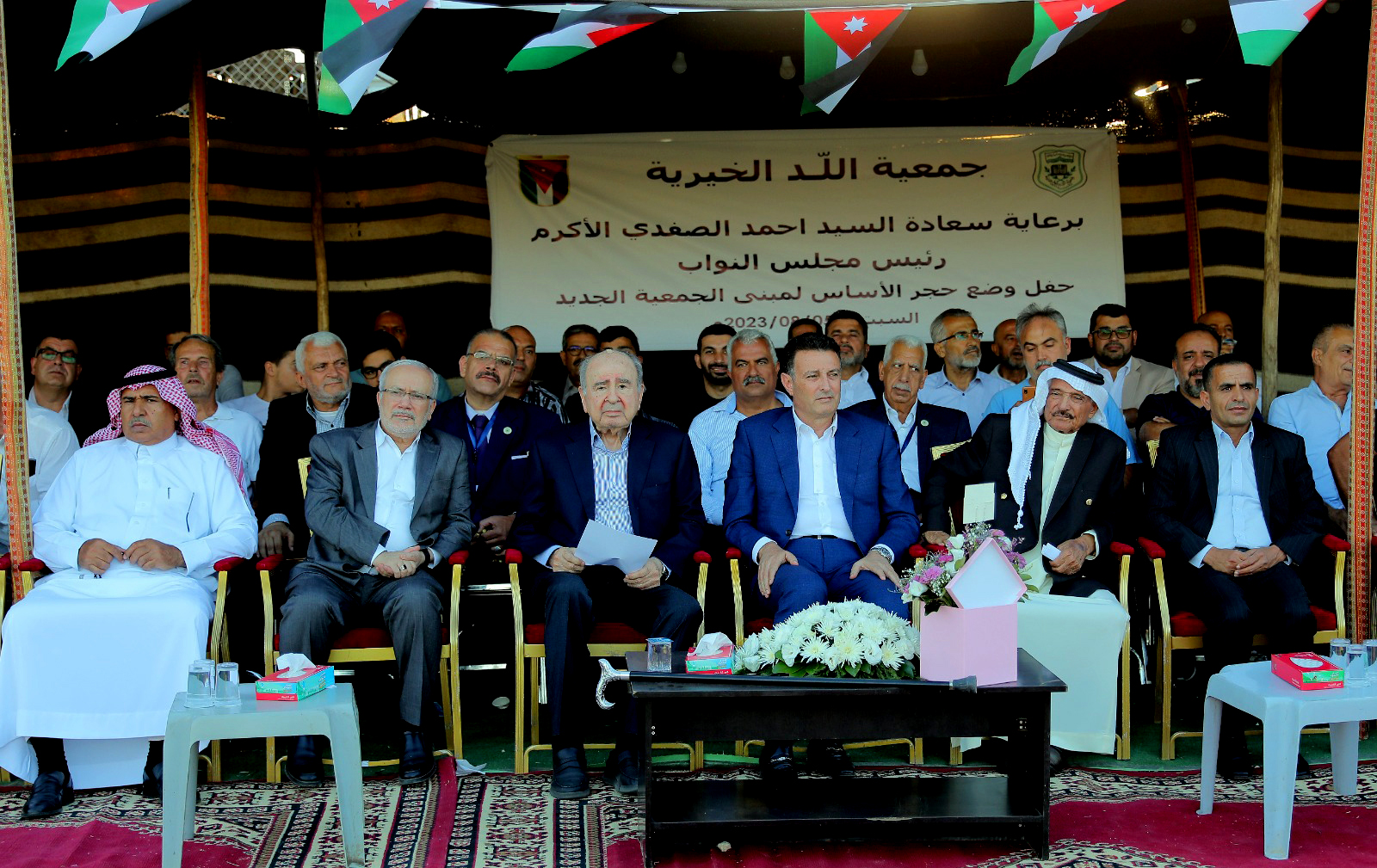 رئيس مجلس النواب يفتتح المبنى الجديد لجمعية اللد الخيرية