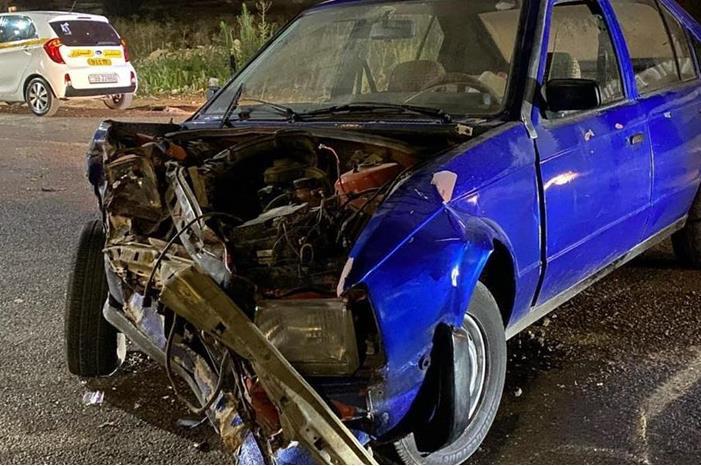 4 إصابات بحادث تصادم في بني كنانة