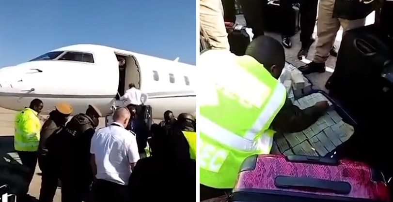 بالفيديو.. زامبيا تحتجز طائرة قادمة من القاهرة تحمل ملايين الدولارات ومعادن