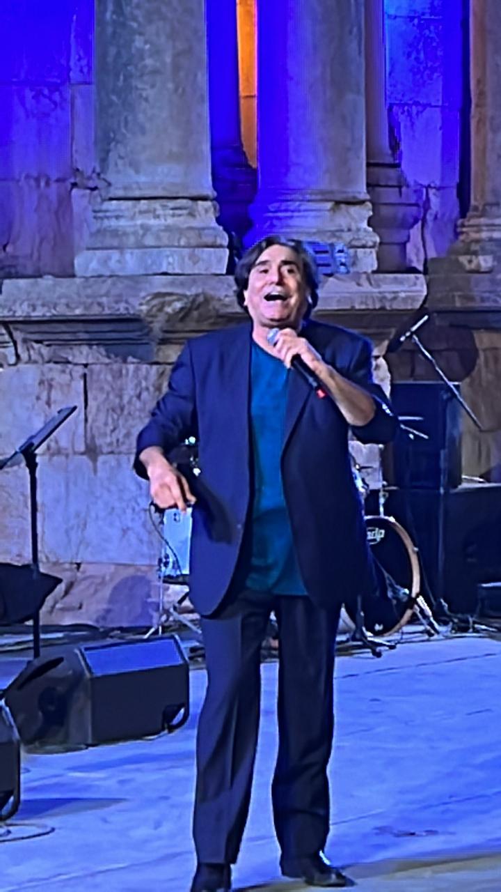 ليلة غناء أردنية للفنان أسامة جبور  على المدرج الجنوبي
