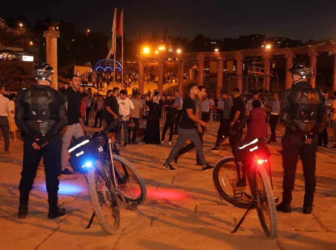 بالصور.. نشامى ونشميات الأمن العام في مهرجان جرش
