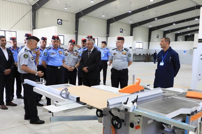 افتتاح المشاغل الهندسية في أكاديمية الأمير الحسين للحماية المدنية