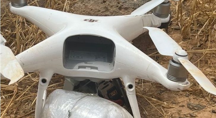 الجيش يسقط طائرة مسيرة قادمة من سوريا ومحملة بمواد مخدرة