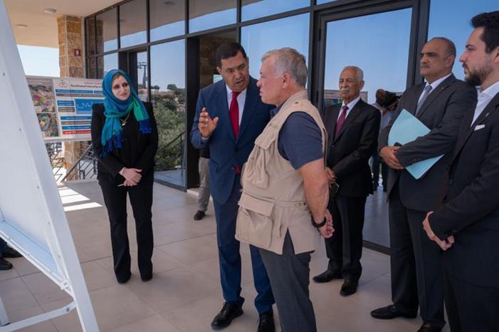 تغريدة لجلالة الملك بعد زيارته لعجلون