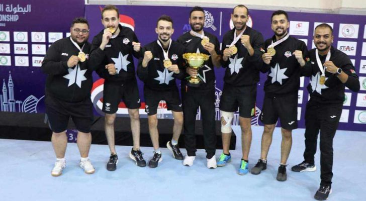 المنتخب الوطني لكرة الطاولة يحتفظ بلقب البطولة العربية