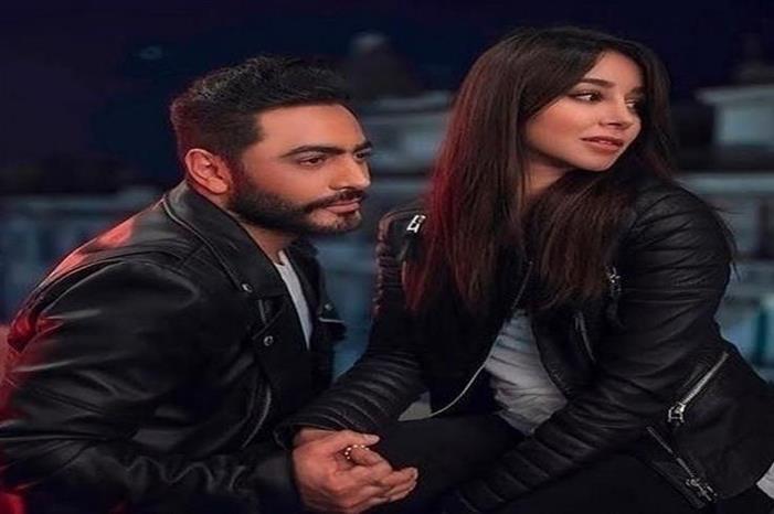 تامر حسني يكشف عن عمل جديد مع أسيل عمران