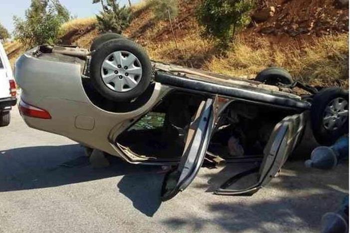 تدهور مركبة في البلقاء صباح اليوم