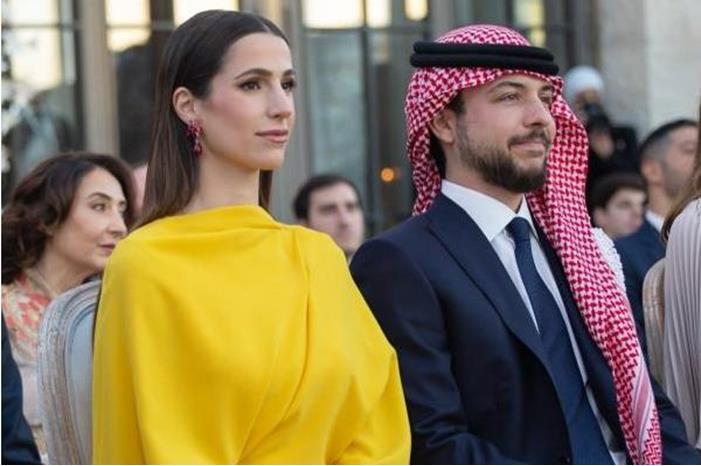 ولي العهد والأميرة رجوة في منزل الباشا الطبيب رامي فراج